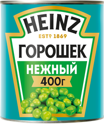 Горошек зеленый HEINZ Нежный, из мозговых сортов, 400г, картинка