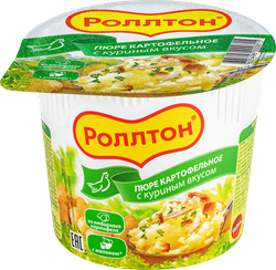 Пюре картофельное РОЛЛТОН с куриным вкусом, 40г, фото