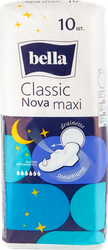Прокладки BELLA Classic Nova Maxi, 10шт, крупный план