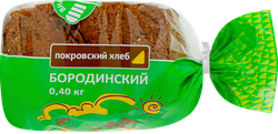 Хлеб ПОКРОВСКИЙ ХЛЕБ Бородинский в нарезке, 400г, изображение