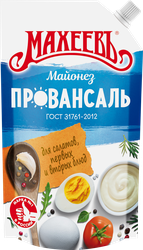 Майонез МАХЕЕВЪ Провансаль 50,5%, 400мл, фото