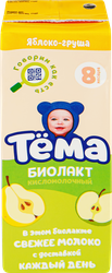 Биолакт детский ТЕМА Яблоко, груша 3%, без змж, 206г, картинка