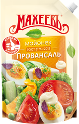 Майонез МАХЕЕВЪ Провансаль 50,5%, 630г, вид