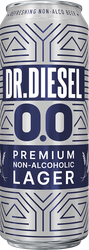 Напиток пивной безалкогольный DOCTOR DIESEL Премиум Лагер 00 пастеризованный не более 0,3%, 0.43л, изображение