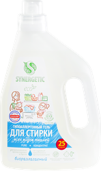 Гель для стирки SYNERGETIC Pure биоразлагаемый концентрированный, 1.5л, вид