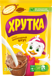 Какао-напиток быстрорастворимый ХРУТКА, 250г, вид