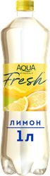 Вода питьевая AQUA MINERALE Juicy Лимон негазированная, 1л, вид