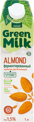 Напиток ячменно-нутовый GREEN MILK Миндаль, 1000мл, картинка