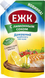 Майонез ЕЖК Провансаль Домашний с лимонным соком и оливковым маслом 50,5%, 600мл, картинка