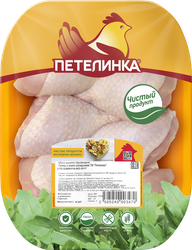 Голень куриная ПЕТЕЛИНКА с кожей, весовая, вид