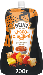 Соус деликатесный HEINZ Кисло-сладкий, 200г, крупный план
