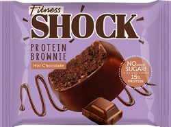 Брауни FITNESSHOCK Горячий шоколад, 50г, детальное фото