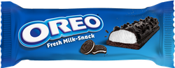 Пирожное бисквитное OREO с молочной начинкой и кусочками печенья, без змж, 27г, картинка