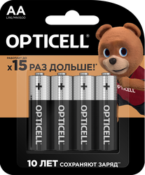 Элемент питания OPTICELL Basic AA, Арт. 5051001, 4шт, фото