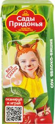 Сок САДЫ ПРИДОНЬЯ Яблоко, вишня, с 5 месяцев, 200мл, фото