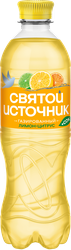 Напиток СВЯТОЙ ИСТОЧНИК со вкусом лимон, цитрус газированный, 0.5л, картинка