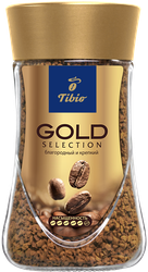 Кофе растворимый TIBIO Gold Selection натуральный сублимированный, 95г, изображение