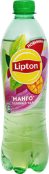 Напиток LIPTON Зеленый чай со вкусом манго негазированный, 0.5л, фотография