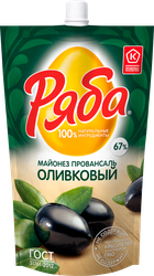 Майонез РЯБА Провансаль Оливковый 67%, 330г, вид