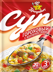 Суп ПРИПРАВЫЧ Гороховый, с копченостями, 60г, фото