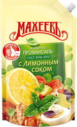 Майонез МАХЕЕВЪ Провансаль с лимонным соком 50,5%, 770г, детальное фото