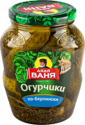 Огурчики маринованные ДЯДЯ ВАНЯ По-берлински, 680г, детальное фото