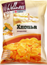 Хлопья кукурузные WELLNESS Правильное решение!, 300г, фото