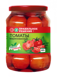 Томаты маринованные ПРАВИЛЬНОЕ РЕШЕНИЕ, 720мл, детальное фото