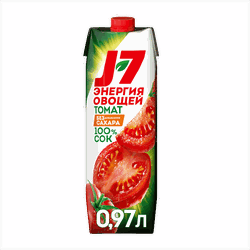 Сок J7 Томат с солью с мякотью, 0.97л, вид