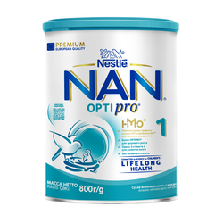 Смесь молочная NAN 1 Optipro для роста, иммунитета и развития мозга, с 0 месяцев, 800г, вид