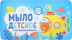 Мыло туалетное Детское с экстрактом ромашки, 90г, детальное фото