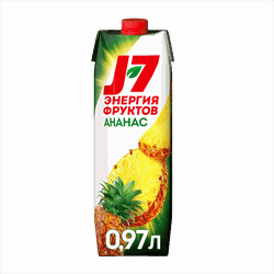 Нектар J7 Ананас с мякотью, 0.97л, фото