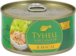 Тунец для салатов АЛАНД в масле, 185г, картинка
