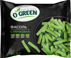 Фасоль стручковая свежемороженая O`GREEN, 400г, детальное фото