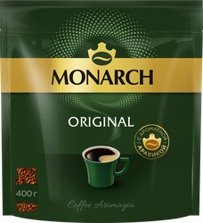 Кофе растворимый JACOBS Monarch натуральный сублимированный, 400г, фото