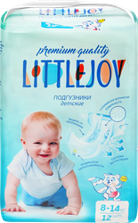 Подгузники LITTLE JOY 8–14кг, 12шт, изображение