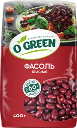 Фасоль красная O`GREEN, 400г, фото