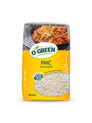 Рис шлифованный O`GREEN Кубанский, 800г, фотография