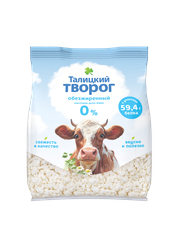 Творог ТАЛИЦКИЙ Традиционный 0%, без змж, 330г, детальное фото