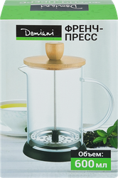 Френч-пресс DOMIANI Home and living, 600мл, вид