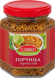 Горчица зернистая O`GREEN, 190г, фотография