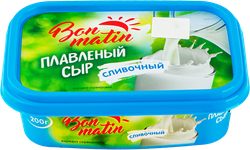 Сыр плавленый БОН МАТИН Сливочный, без змж, 200г, фото