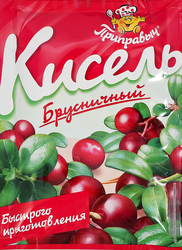 Кисель быстрого приготовления ПРИПРАВЫЧ Брусника, 110г, картинка