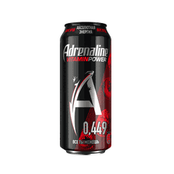Напиток энергетический ADRENALINE Juicy Ягодная энергия газированный, 0.449л, фото