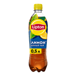Напиток LIPTON Холодный чай со вкусом лимона негазированный, 0.5л, изображение