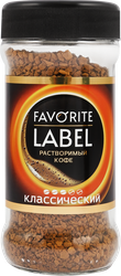 Кофе растворимый FAVORITE LABEL сублимированный, 75г, вид