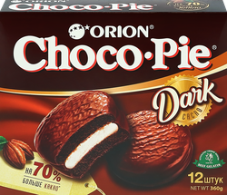 Пирожное ORION Choco pie dark, 360г, вид