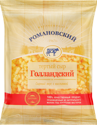 Сыр РОМАНОВСКИЙ Голландский 45%, тертый, без змж, 80г, изображение