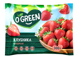 Клубника O`GREEN быстрозамороженная, 300г, фото