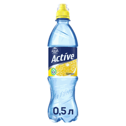 Вода питьевая AQUA MINERALE Active Цитрус негазированная, 0.5л, фото